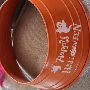 BNNT Halloween Sturdy metal Round Tree Collar-Black Or Orange